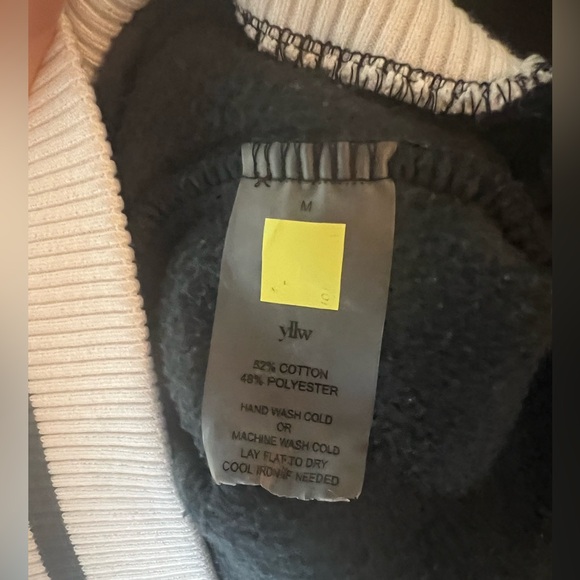 YLLW THE LABEL “Let’s Go For A Walk” Oversized Sweatshirt in Navy Size M - Picture 5 of 16